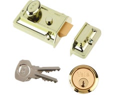 P77 Traditional Nightlatch 60mm -Brass