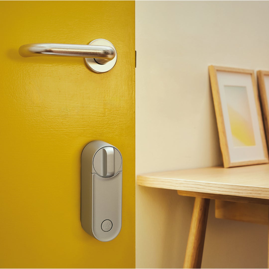 Yale Smart Lock on a front door, offering keyless convenience you can trust every day.