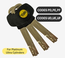 Platinum Ultra 3 Star 10 pin Set of 3 keys