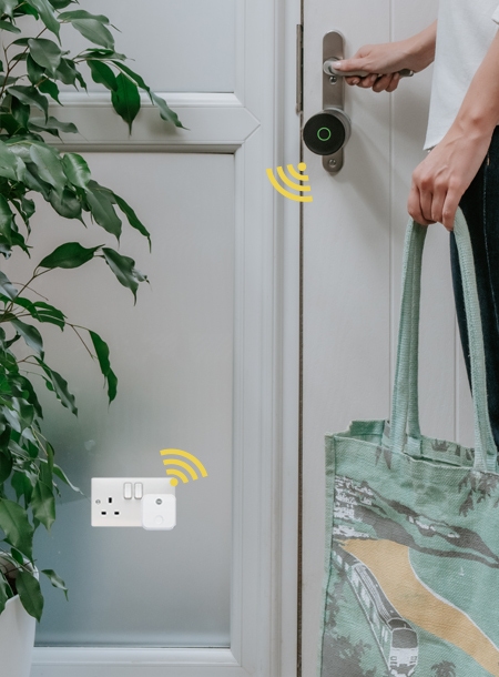 Lock and unlock your door from anywhere using the Yale Access app