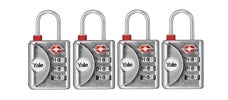 TSA Combination Lock Pack of 4